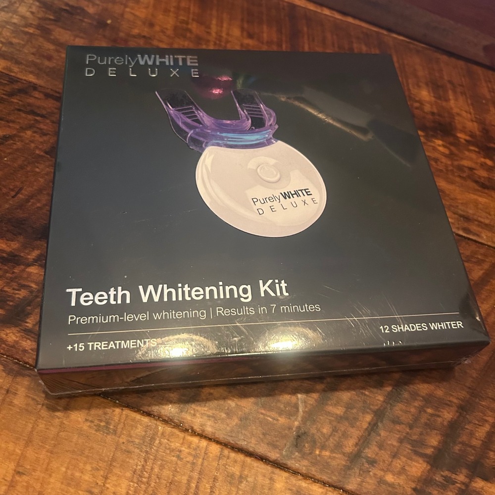 PurelyWHITE sealed Deluxe Teeth Whitening‎ Kit Premium Level 12 Shades Whiter